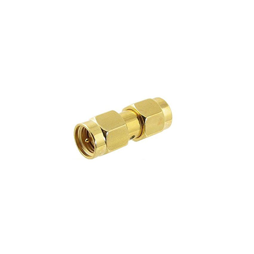 SMA to RP-SMA Pin Plug In-Series RF Coaxial Adapter Antenna Connector,M/F