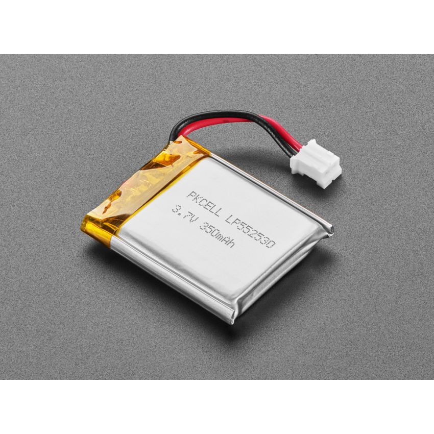 ADA4237 - Adafruit, 350mAh, 3.7V, Li-Po Battery