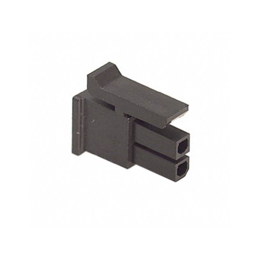43025-0200 2 Rectangular Connectors - Housings Receptacle Black 0.118