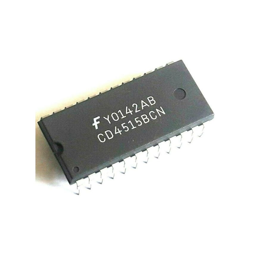 CD4515BCN,4-to-16 Line Decoder with Latches,DIP-24