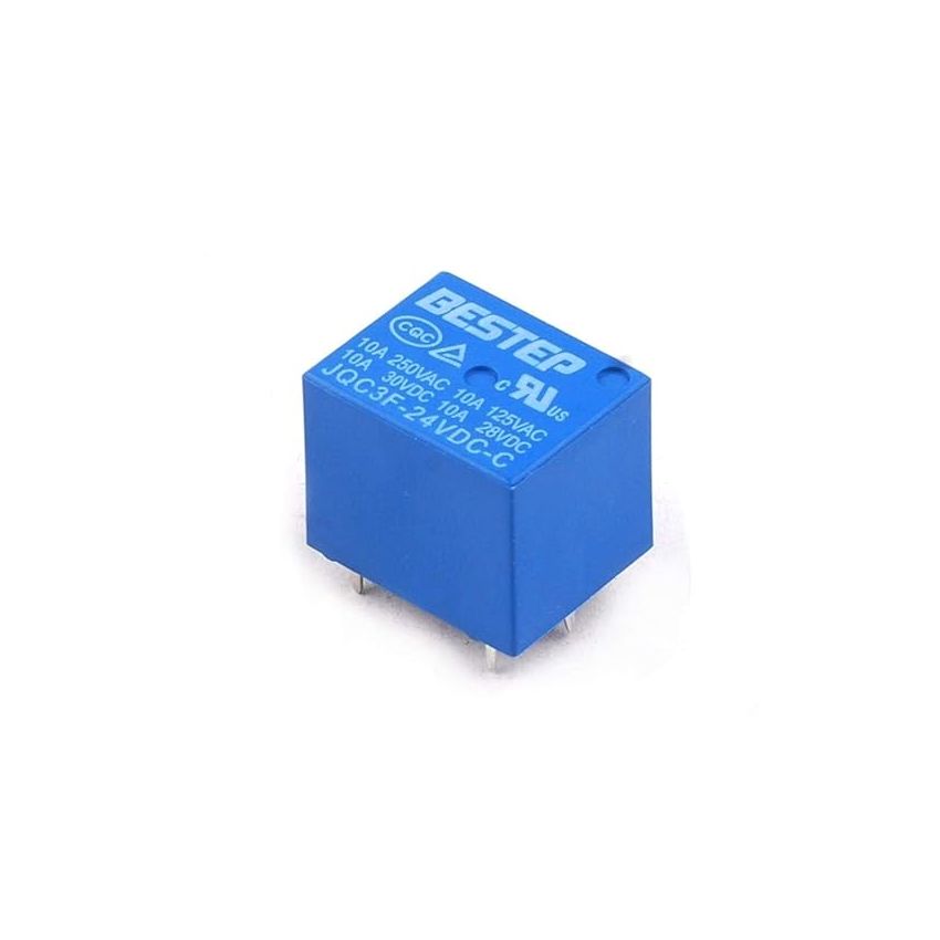 JQC-3F(T73)-24VDC General Purpose Power Relay - SPDT, 24VDC Coil, 10A