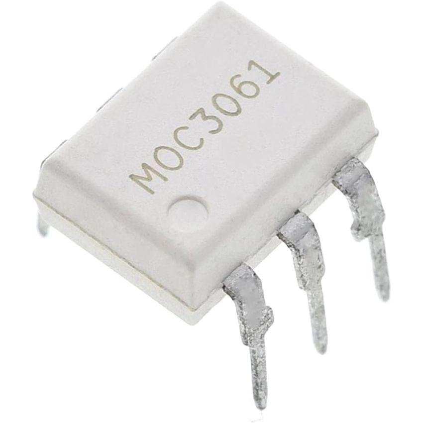 MOC3061,Optocoupler,Zero-Crossing Triac Driver,DIP-6