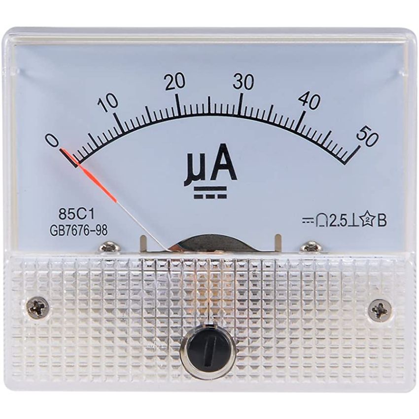 85C1/50uA,Analog Ammeter,Easy Installation