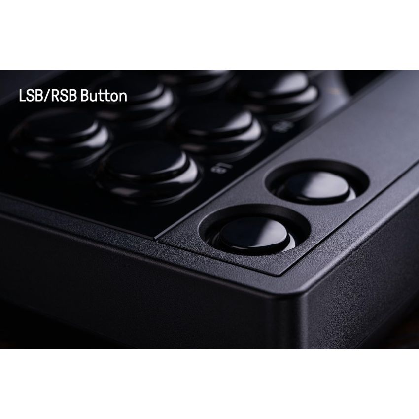 81JA02D,Arcade Stick for Xbox - Black, Wired USB Arcade Controller, Customizable Buttons