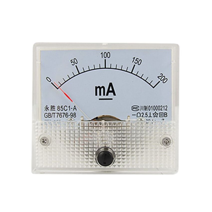 85C1-A/200MA,Analog Ammeter,Easy Installation