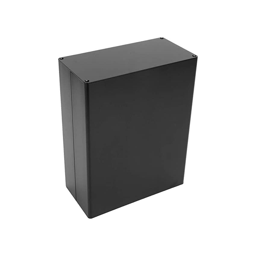 Electronic Project Box, Aluminum Alloy Enclosure Case, 80x160x200mm,Black