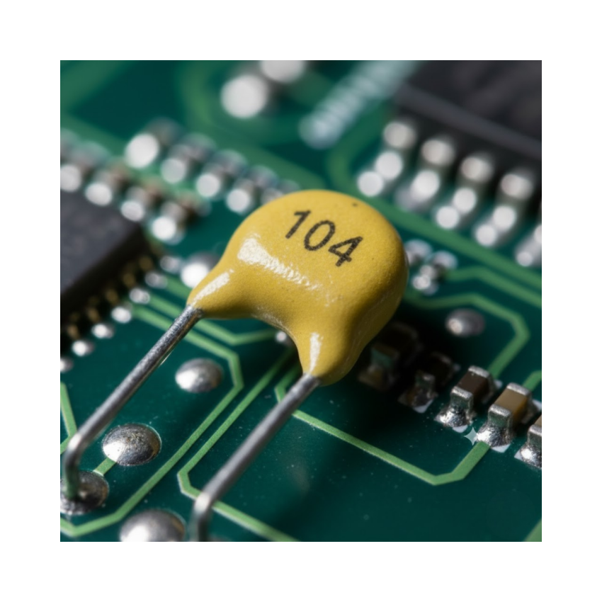 Polypropylene Film Capacitor,0.1uF,(104),100V