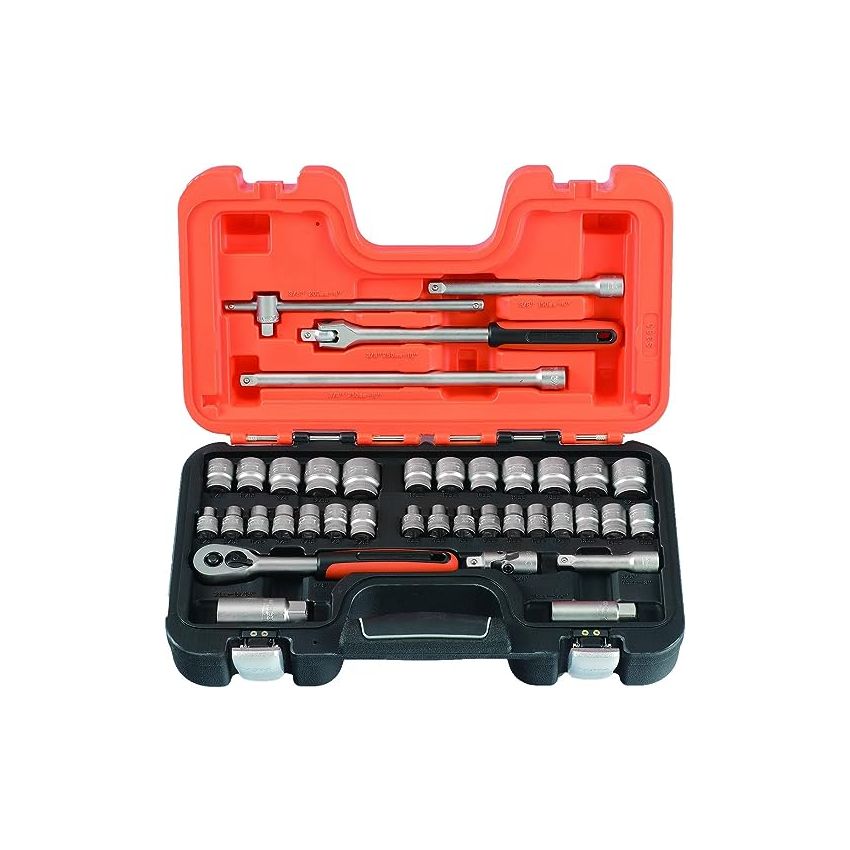Socket Set Bahco S380 Socket Set Metric 3/8 Drive 38Pieces