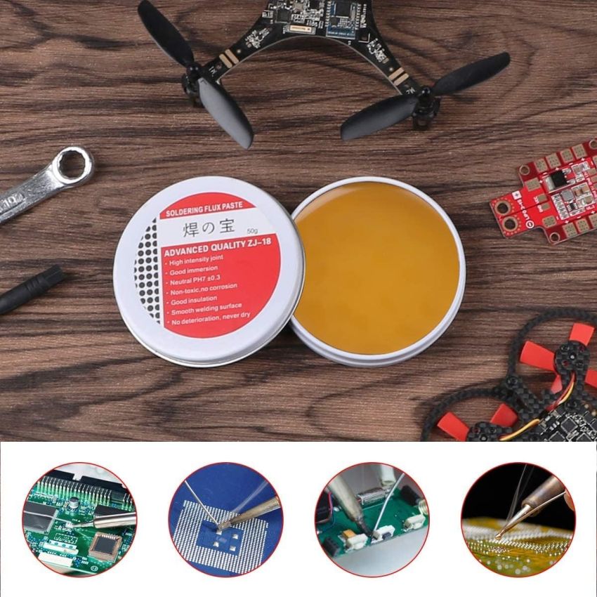 ZJ-18 ,Soldering Paste 50g – Lead-Free, Neutral pH, High-Quality Jointing