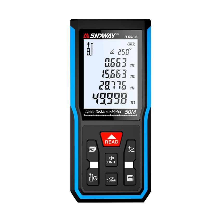 H-D510,Laser Distance Meter, Handheld, 50m Range