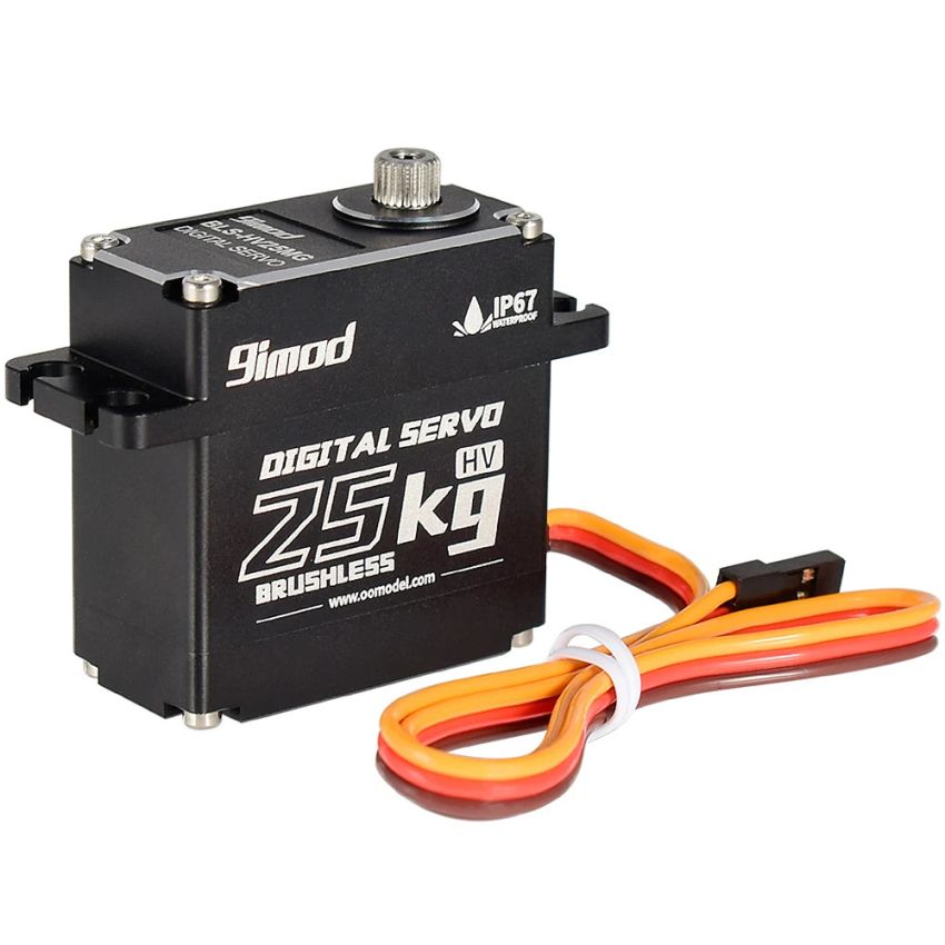 BLSHV25MG Digital Servo 25KG High Torque 180 Degree IP67 Waterproof Aluminum Brushless