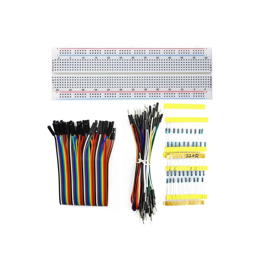 Elecrow Starter Kit for Arduino – 33 Modules, 5 Sensors, LCD Display, 24 Courses & 4 Project Examples