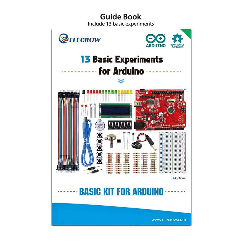 Beginner Basic Kit for Arduino – Complete Starter Kit with Guide Book