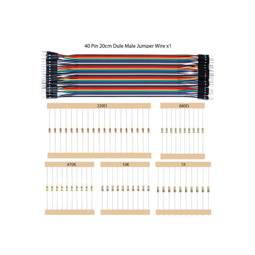 Biginner Elecrow Basic Kit for Arduino – Complete Learning Kit with Crowduino