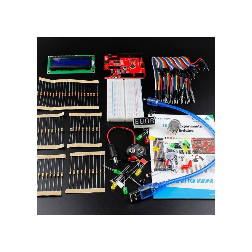 Biginner Elecrow Basic Kit for Arduino – Complete Learning Kit with Crowduino
