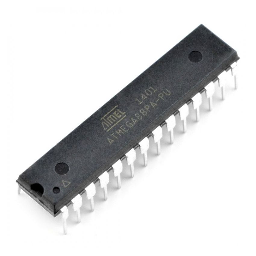 ATMEGA88PA-PU, 8-Bit AVR Microcontroller, PDIP-28