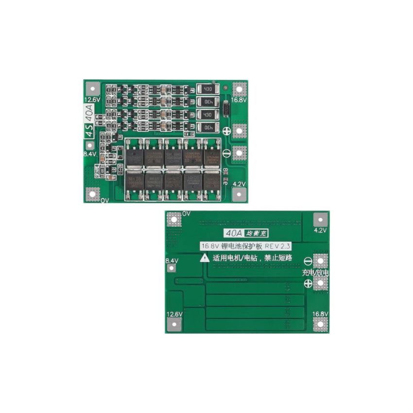 BMS-4S-40A.Li-ion Lithium Battery 18650 Charger Protection Board