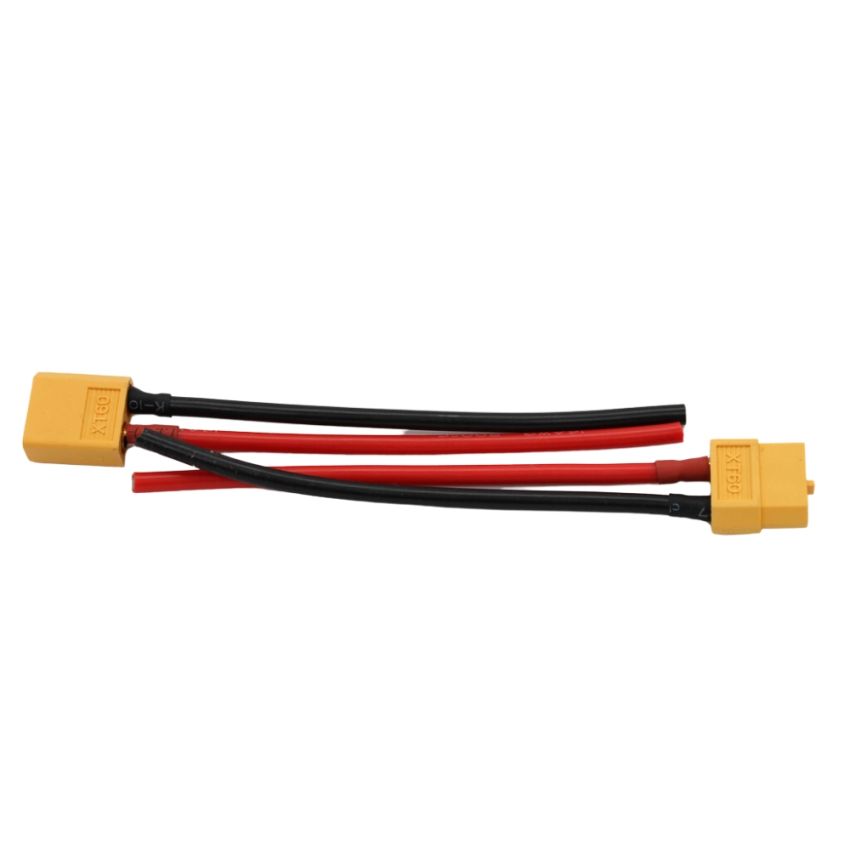 XT60 Connector Cable Set -Male/Female -For RC Models and Electronics, Pre-soldered and Insulated