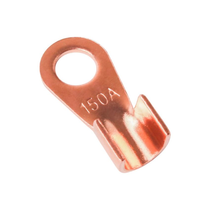 Open Barrel Copper Ring Lug,150A