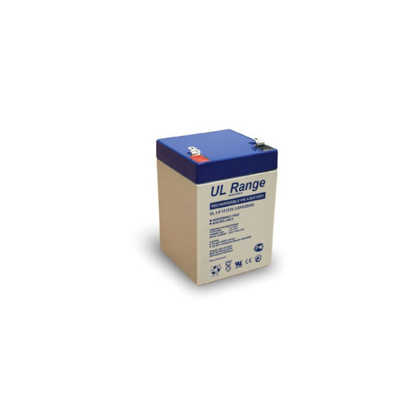 UL2.8-12 - Ultracell, 2.6Ah, 12V, Lead-Acid Battery