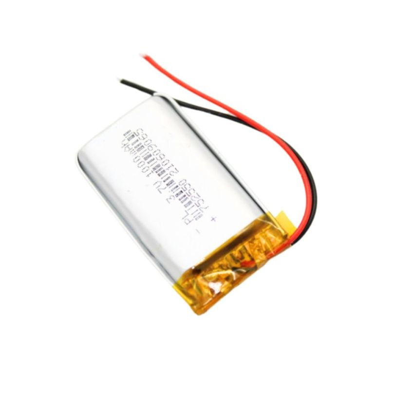 752550, 3.7V 1000mAh Li-ion Rechargeable Battery, Compact Design