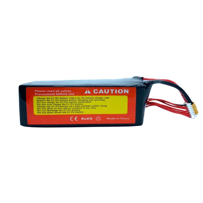 6s Li-Po Battery 25C, 7000mAh, 22.2V