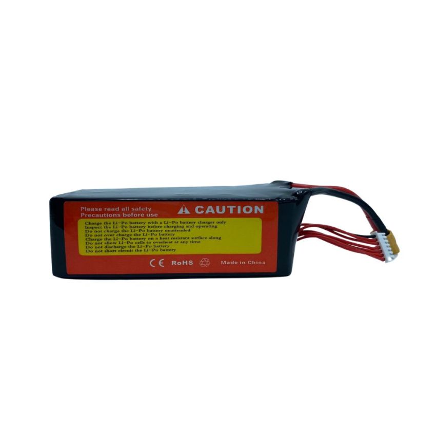 6s Li-Po Battery 25C, 7000mAh, 22.2V