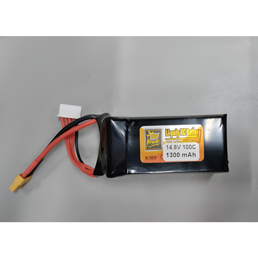 4s Li-Po Battery 100C, 1300mAh, 14.8V