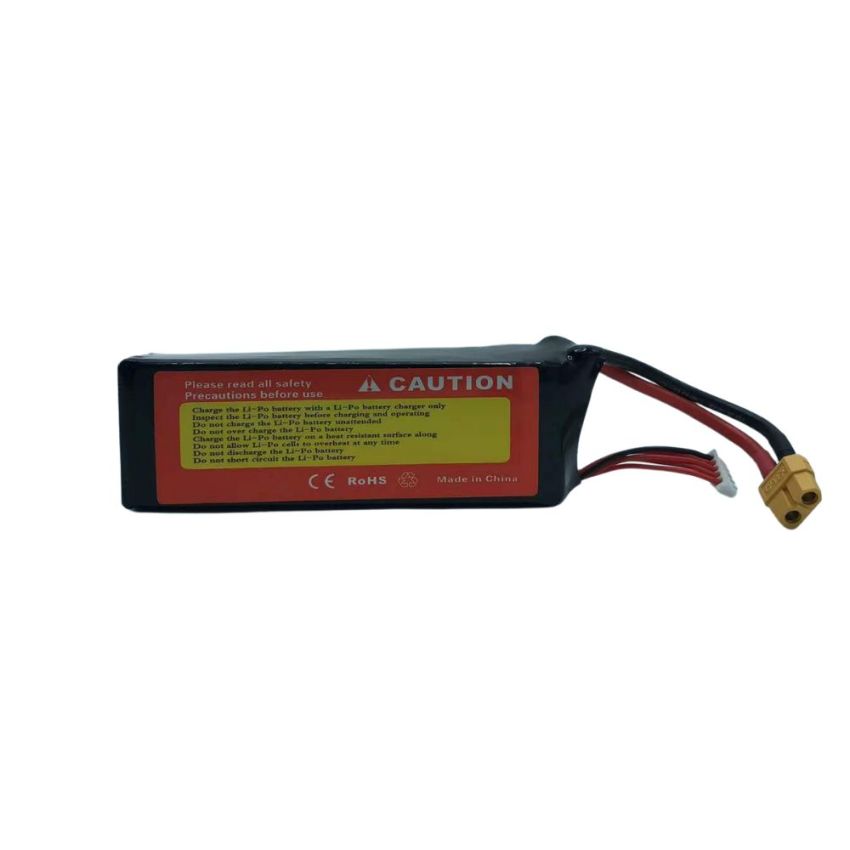 4S Li-Po Battery 25C, 6750mAh, 14.8V