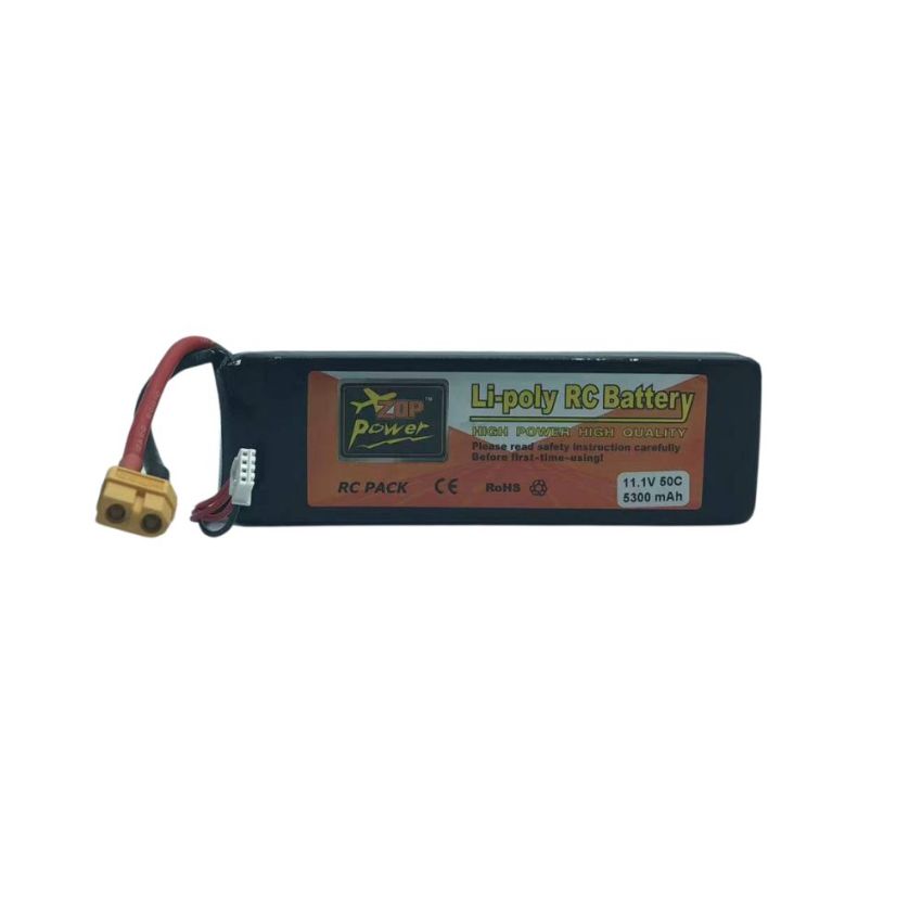 3S Li-Po Battery 50C, 5300mAh, 11.1V