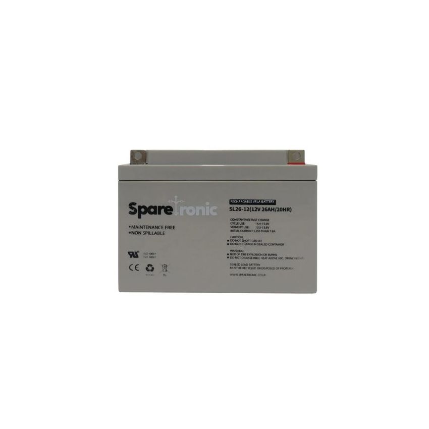 SL26-12 - Sparetronics, 26Ah, 12V, Lead-Acid Battery