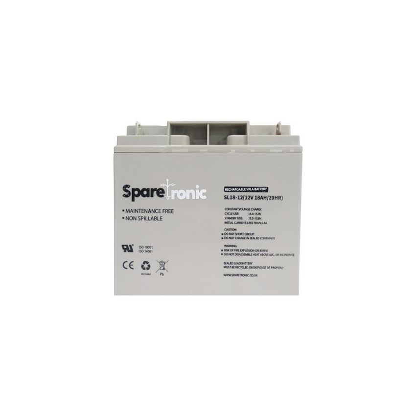 SL18-12 - Sparetronics, 18Ah, 12V, Lead-Acid Battery
