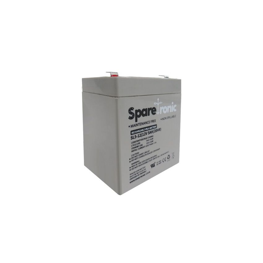 SL5-12 - Sparetronics, 5Ah, 12V, Lead-Acid Battery