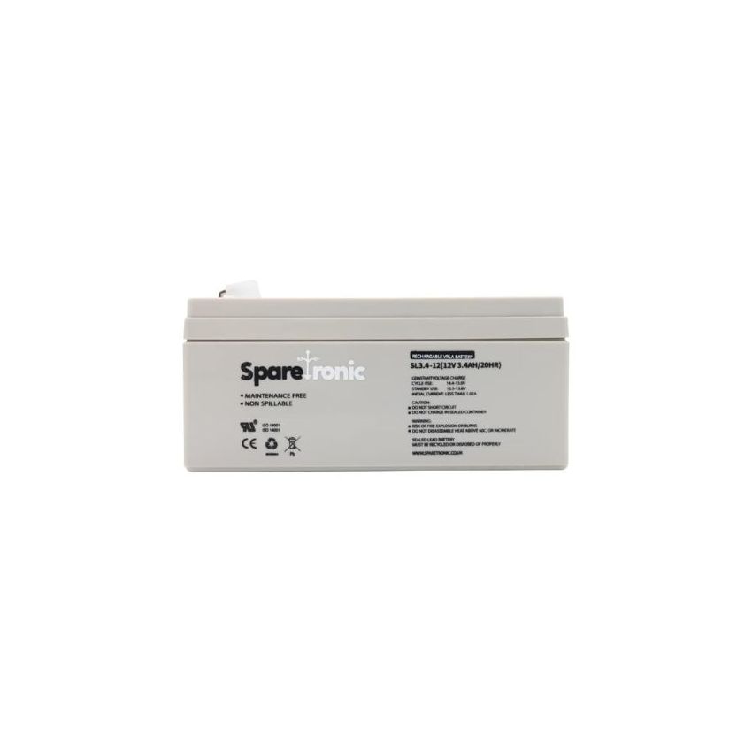 SL3.4-12 - Sparetronics, 3.4Ah, 12V, Lead-Acid Battery