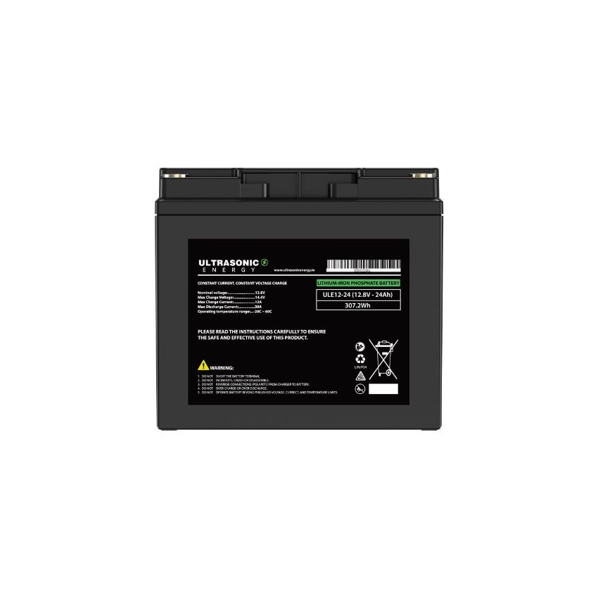 ULE12-24 LiFePO4 Battery VOLTAGE: 12.8V CAPACITY: 24AH