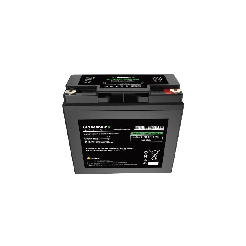 ULE12-24 LiFePO4 Battery VOLTAGE: 12.8V CAPACITY: 24AH