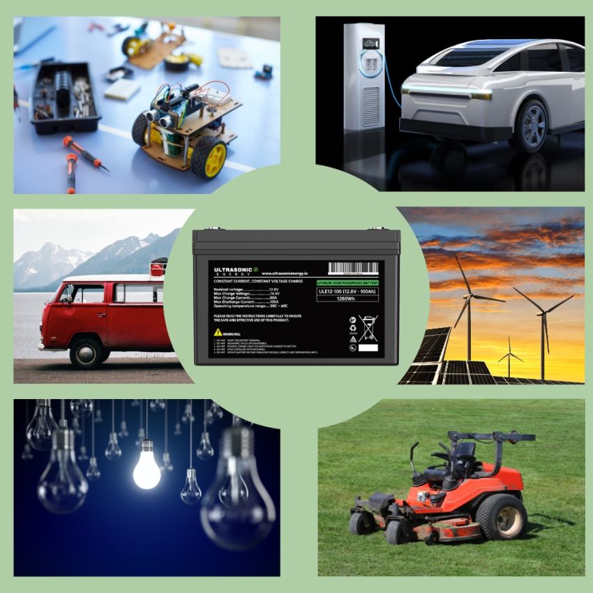 ULE12-100 LiFePO4 Battery VOLTAGE: 12.8V CAPACITY: 100AH