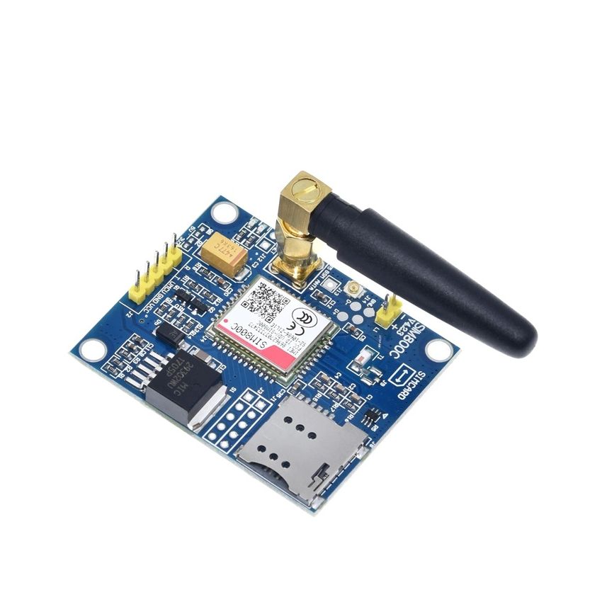 SIM800C GSM GPRS Module with Antenna - 850/900/1800/1900 MHz Quad-Band