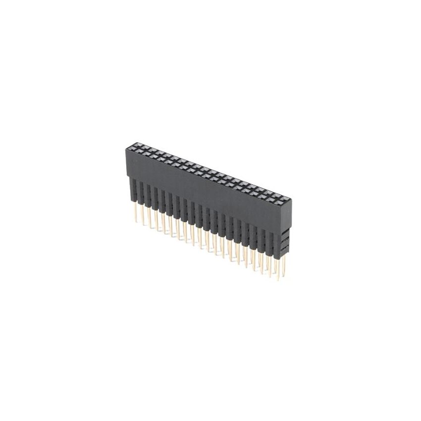 Extended GPIO Female Header - 2x20 Pin (16mm/7.30mm)