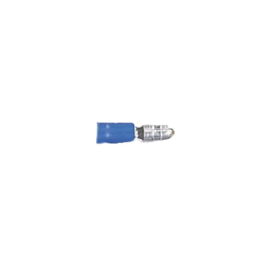Bullet Terminal, MPD, 16AWG to 14AWG, 2 mmÂ², Male Bullet, Blue, Vinyl