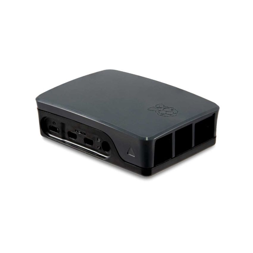SC0229, Official Raspberry Pi 4 Case Black and Grey