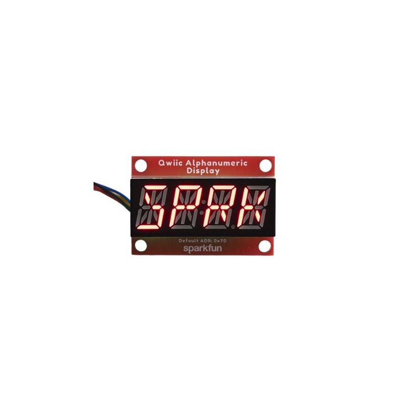 SparkFun Qwiic Alphanumeric Display - Red