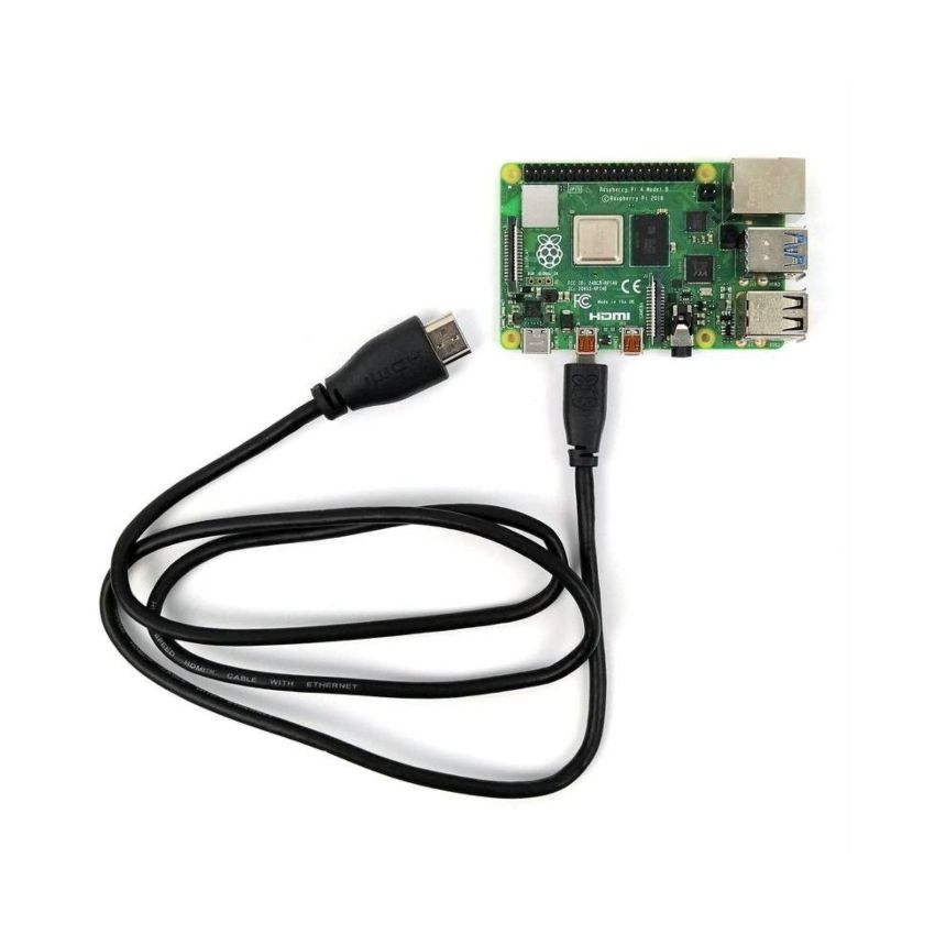 Micro-HDMI to Standard HDMI (A/M), 1m cable Black