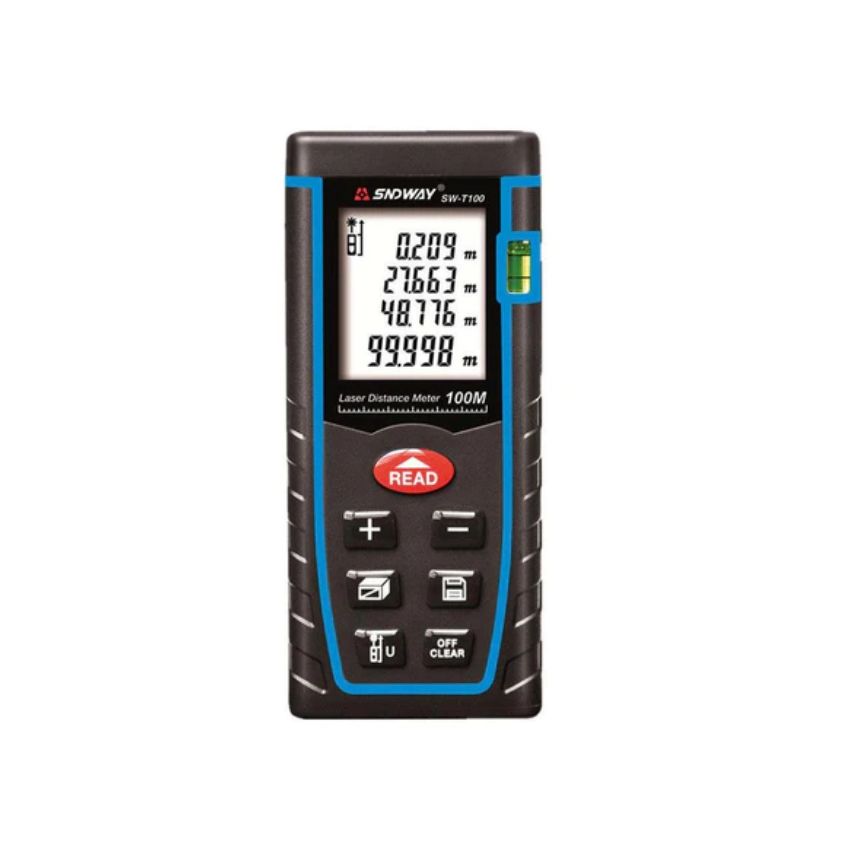 SNDWAY Digital Laser Rangefinder 100M Distance Meter Tape Measure Area Volume