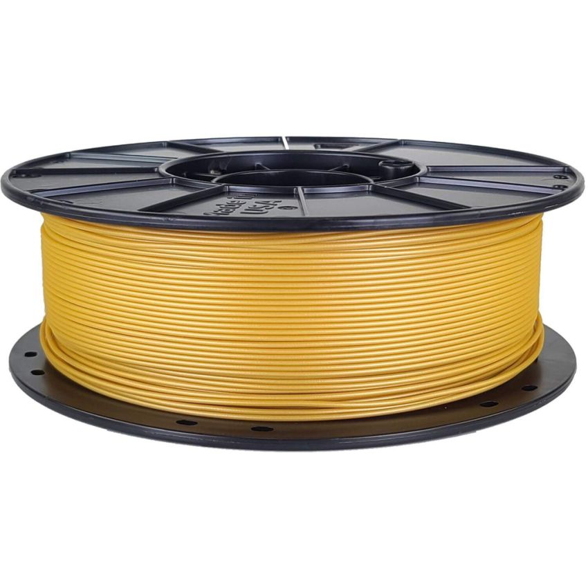 3D Printer Filament,1.75mm,Gold,PLA,1kg
