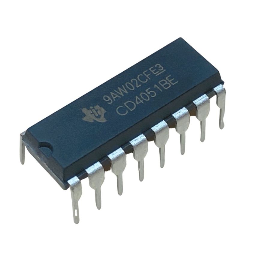 CD4051BE - 1 Circuit IC Switch, 8:1 ,240Ω ,16-PDIP