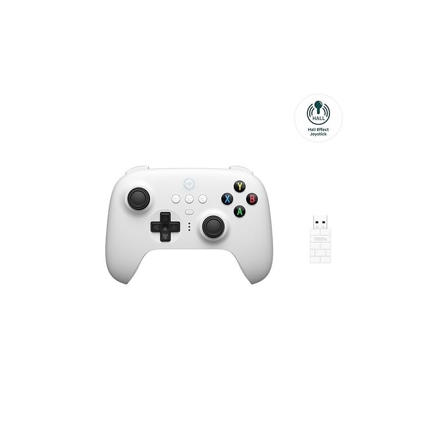 8BitDo Ultimate 2.4G wireless Controller - Hall edition/ White