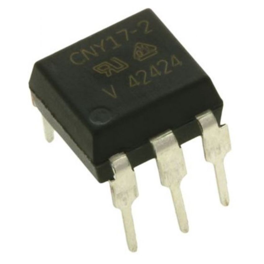 CNY17-2,Optocoupler with Phototransistor Output,DIP-6