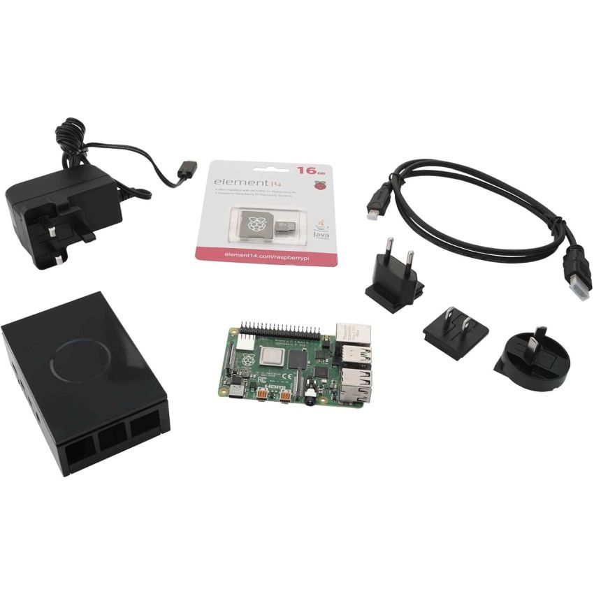 Multicomp Pro Raspberry Pi 4 Model B Starter Kit – 4GB RAM, Complete DIY & Development Kit
