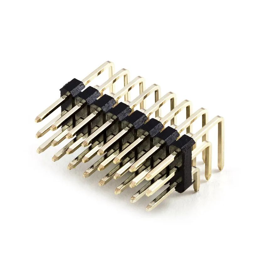 Right Angle Header Connector,3x40 Angle,2.54mm Pitch,3-Row ,120-Pin,M